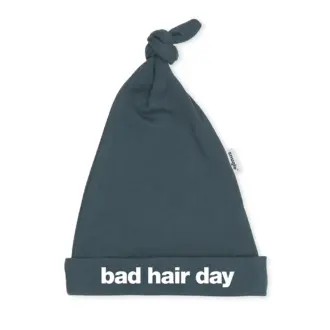 Bad Hair Day Baby Hat – Charcoal Grey