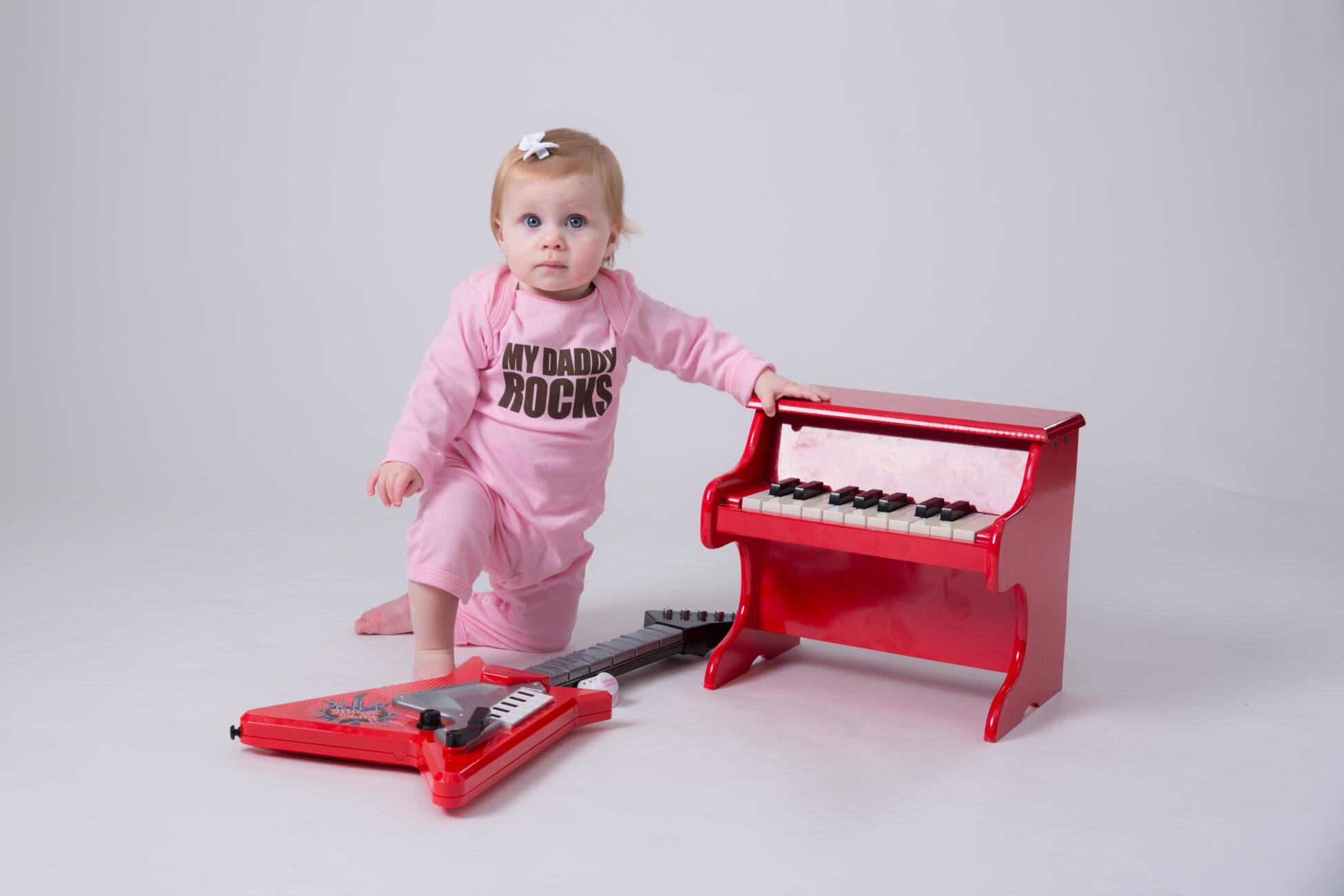 MY DADDY ROCKS - Cool Baby grow Pink - Image 2