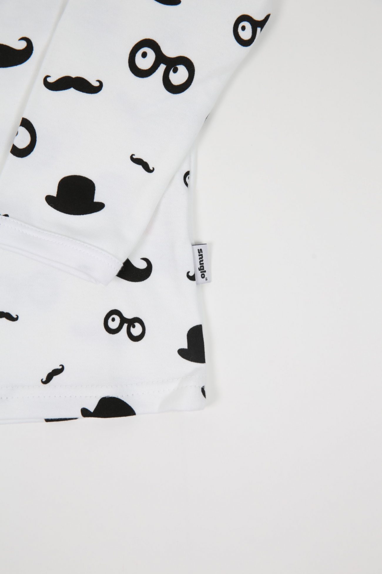Moustache Pattern Kids Pyjamas by Snuglo™