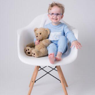 BEDTIME SUCKS BABY BLUE KIDS PYJAMAS BY SNUGLO