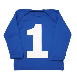 I AM 1! First Birthday T-shirt – Royal Blue
