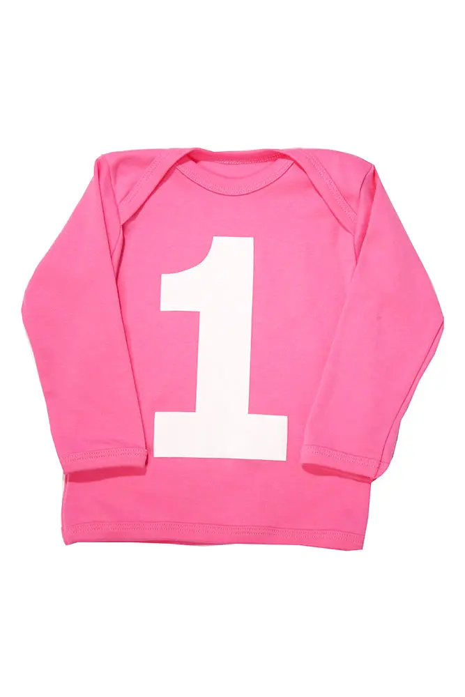 I AM 1! First Birthday T-shirt – Candy Pink