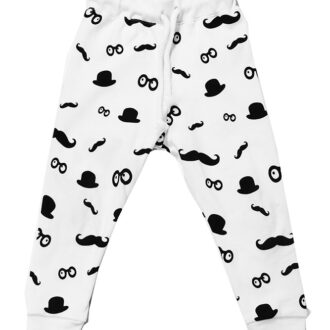 Moustache Pattern Leggings