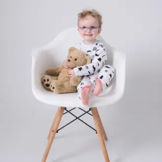 Moustache Pattern Kids Pyjamas by Snuglo