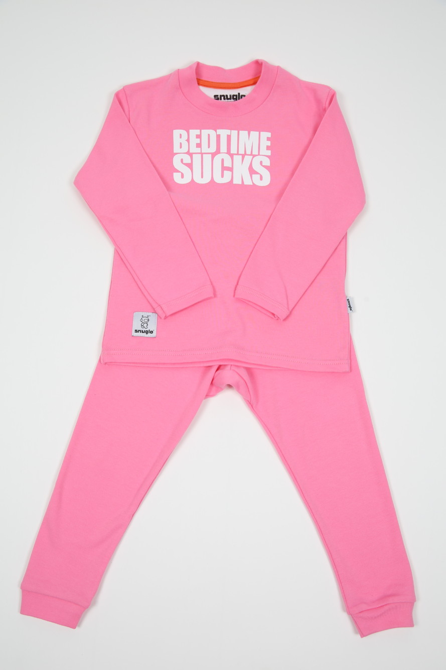 Bedtime Sucks Candy Pink Kids Pyjamas by Snuglo - Image 2