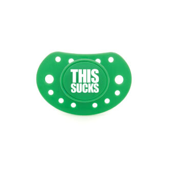 THIS SUCKS green dummy / soother