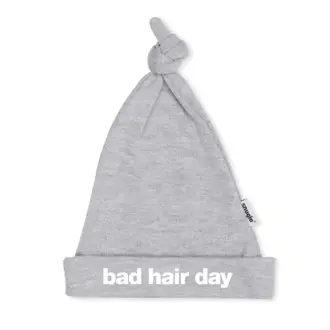 BAD HAIR DAY Baby Hat – Marl Grey