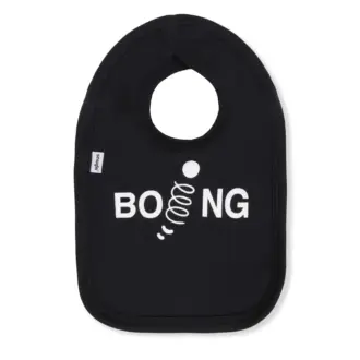 Boing Baby Bib Black