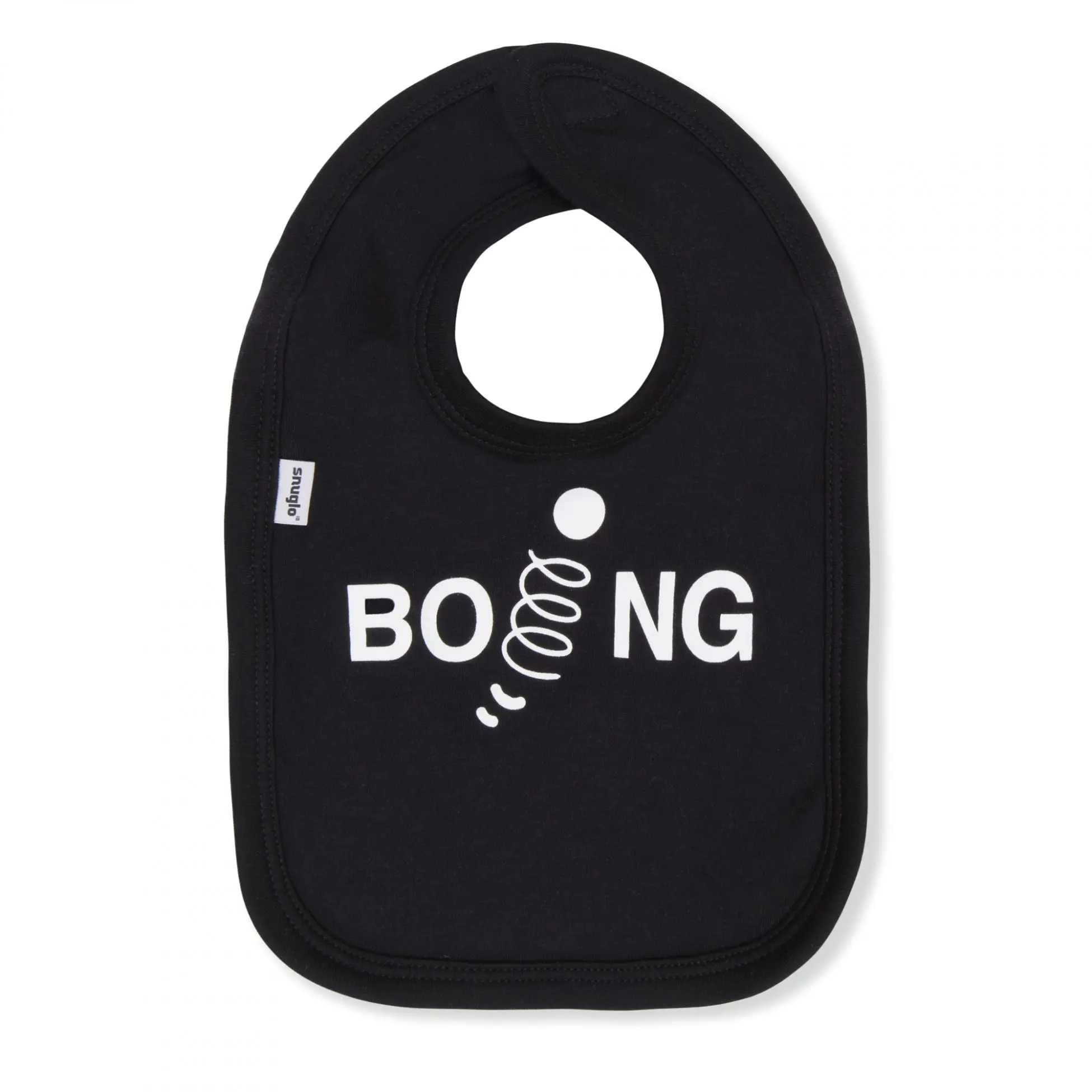 Boing Baby Bib Black