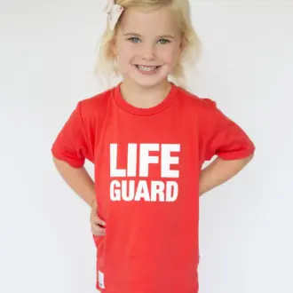 Life Guard red kids T-shirt