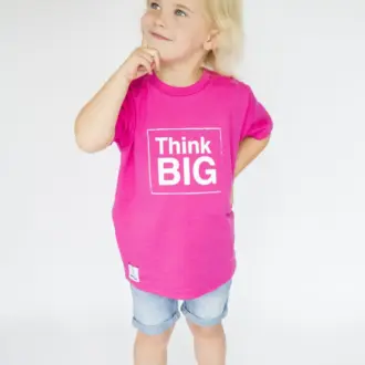 Think Big cerise pink kids T-shirt