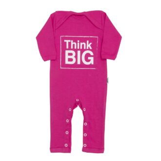 Think Big pink baby grow / all in one