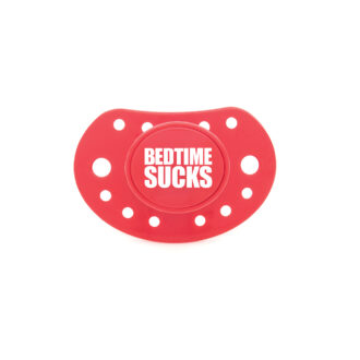 BEDTIME SUCKS Dummy-  Red