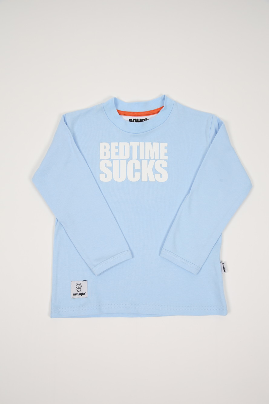 BEDTIME SUCKS BABY BLUE KIDS PYJAMAS BY SNUGLO - Image 5