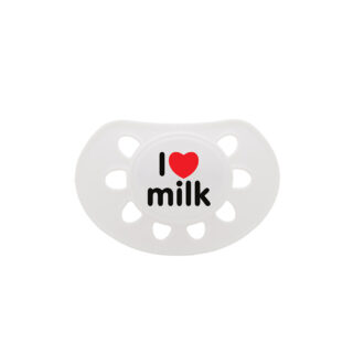 I LOVE MILK Dummy - White