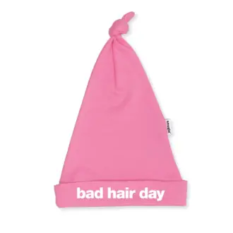 BAD HAIR DAY Baby Hat – Candy Pink