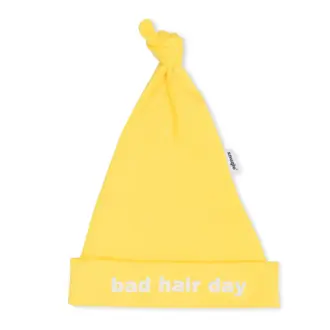 BAD HAIR DAY Baby Hat – Yellow