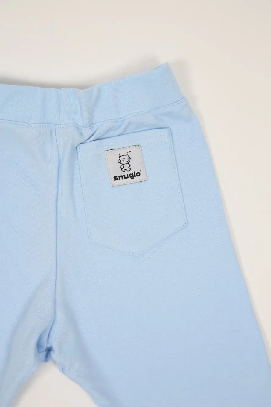 BEDTIME SUCKS BABY BLUE KIDS PYJAMAS BY SNUGLO – alternative view