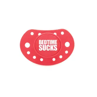 BEDTIME SUCKS Dummy – Red