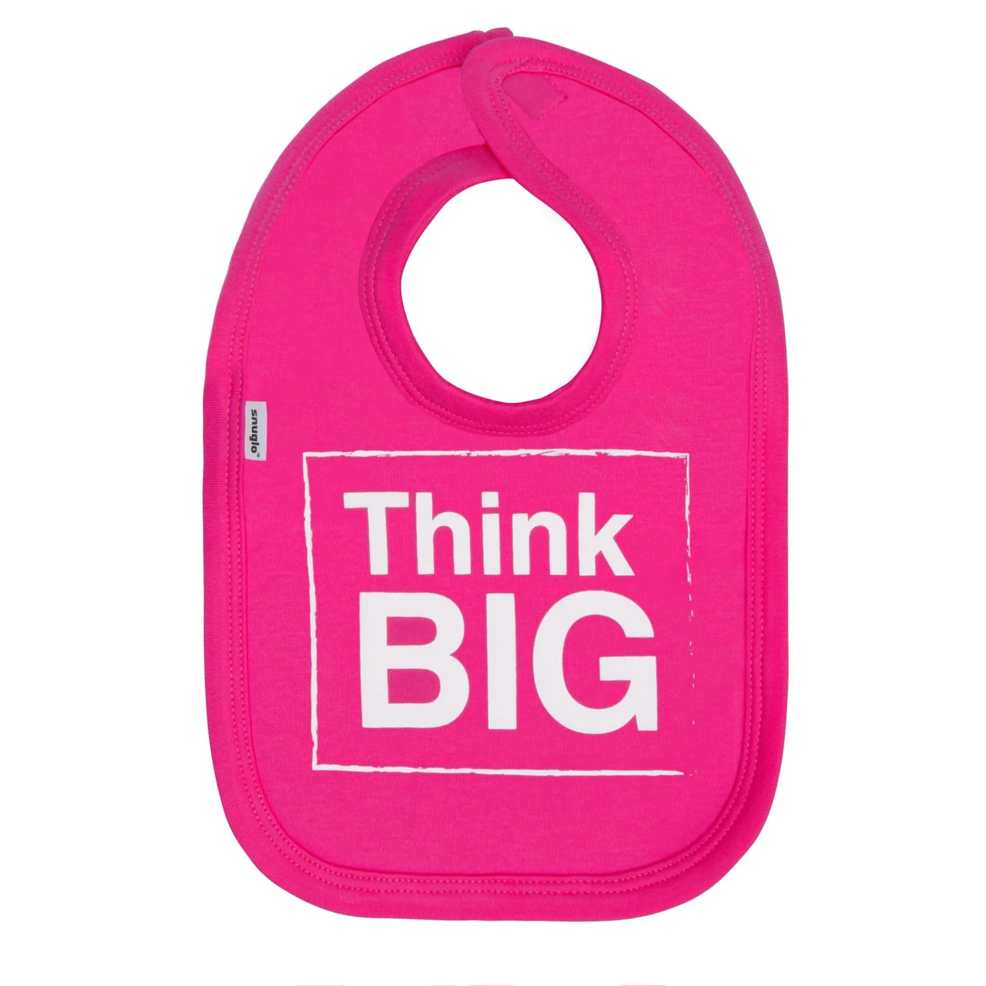 Think Big Baby Bib Pink