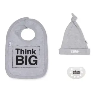 Think Big Grey Baby Gift Set