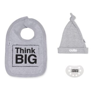 Think Big Grey Baby Gift Set