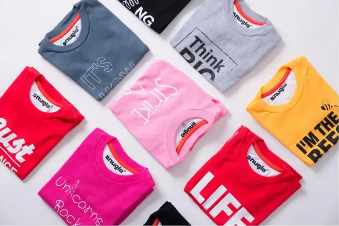 Colourful Snuglo T-shirts